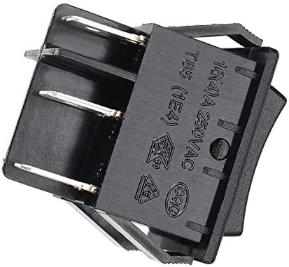 Jigmod Black AC Switchидни прекинувачи 250V/16A 125V/20A DPDT ON/ON 6 PIN DIMMER SWITCHES SWITCHEST SWITCHERS