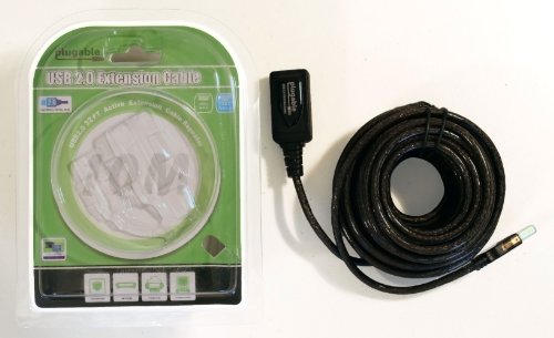Приклучок за USB -продолжен кабел - 33 ', црно