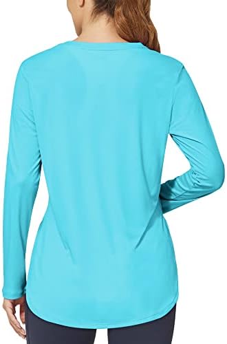 G4Free UPF 50+ Сончеви кошули за жени со долги тренинзи со долги ракави врвови SPF UV заштитни кошули за пешачење за атлетска