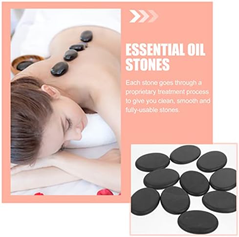 Камен за масажа со природна моќност од камен: Спа топол енергетски камен есенцијално масло карпа за опуштеност на лицето за масажа на бањата