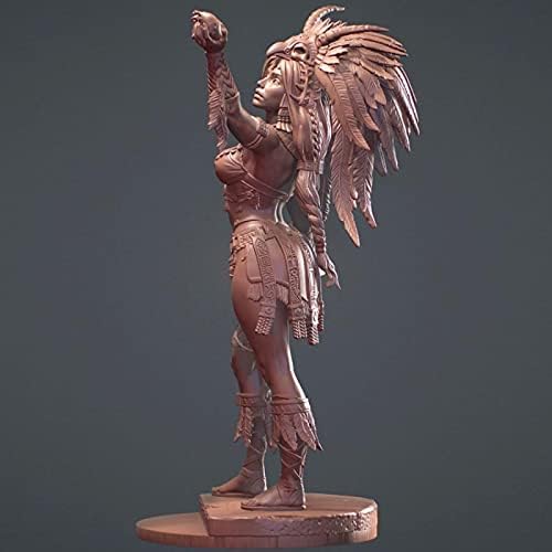 GL-HOME 1/24 75мм Антички племенски женски воин воин модел на модел на историски воени теми необработени необоени комплети за карактер