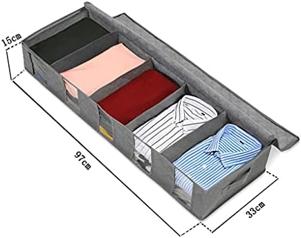 EYЛКМ 3 Парчиња Домашна Одделена Кутија За Складирање 5 Решетки За Складирање Градник Преклоплива Кутија За Организатор На Фиоки