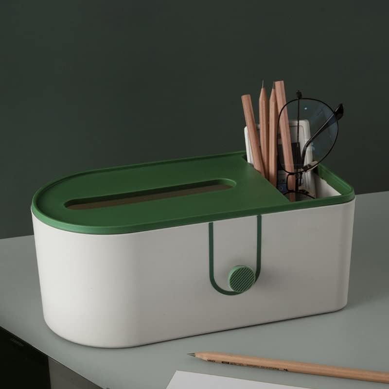 Кутии за ткиво на Лиуз, пумпање хартија креативна мултифункционална далечинска контрола на пенкалото за козметика за козметика за завршување на