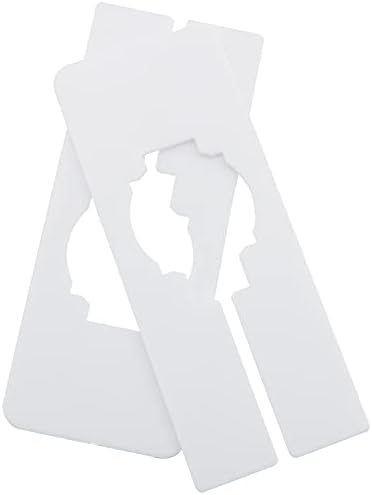 Јхкикси 14 ПАРЧИЊА Правоаголна Бела Пластика Разделувачи На Плакари Разделувачи На Решетки За Облека Разделувачи На Плакари Правоаголни Празни