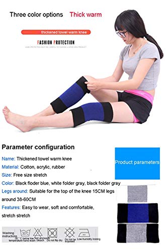 Yozoot памук не-лизгање меко апсорбирање на коленото подлога Поддршка за држач за заштита на ногата на ногата на ногата, задебелување