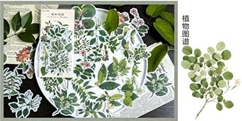 Налепници од 60 парчиња Поставете гроздобер лисја од цвеќиња со голема големина на налепници за планер DIY занаетчиски дневник 20