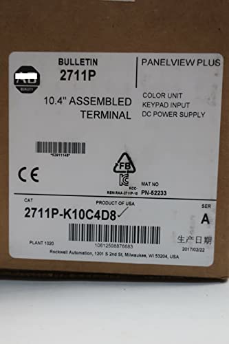 2711P-K10C4D8 PanelView Plus 1000 Оператор Интерфејс Панел во залиха Нова во кутија 1 година гаранција