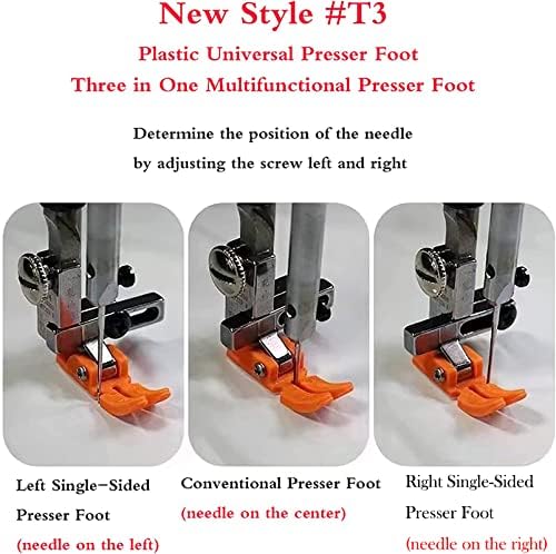 Yicbor 2pcs Универзален печат на нозе T3 три во едно мултифункционално нозе за нозе прилагодливо лево и десно еднострано стапало на пресинот