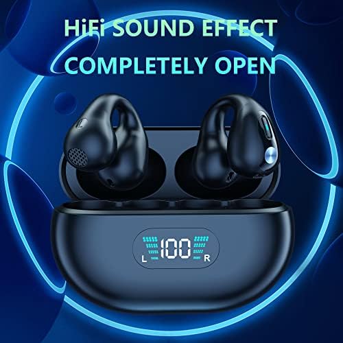 ШИЏИАЕТ Безжични Ушни Клипови За Спроводливост На Коските Слушалки За Отворени Слушалки За Уши Bluetooth, Клип На Спортски Безжични