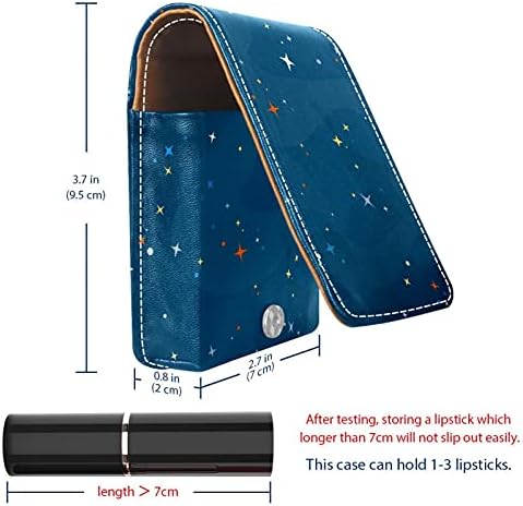 Шминка Кармин Случај За Надвор Од Млечниот Пат Ѕвезда Пренослив Кармин Организатор Со Огледало Дами Мини Шминка Торба Трае До 3 Кармин