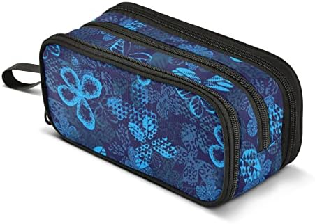 Jо oyојсј Пеперутка сина молив случај голема голема капацитет торба со моливи за девојчиња, организатор на биро за торбички за девојчиња
