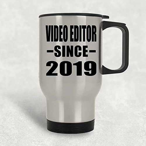 Дизајнирајте Уредувач На Видео Од 2019 Година, Сребрена Кригла За Патување 14оз Изолирана Гимнастика Од Нерѓосувачки Челик, Подароци
