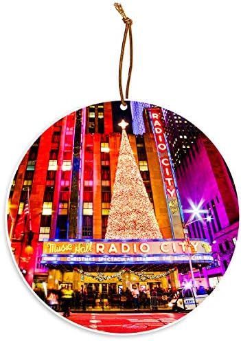 Божиќ во Newујорк Божиќ во Радио Сити украс за новогодишна елка