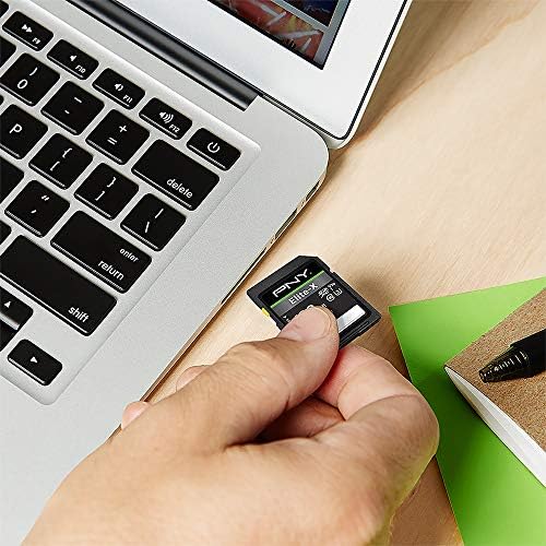 PNY 128 GB Elite-X Class 10 U3 V30 SDXC Flash Memory Card 2-Pack-100MB/S, класа 10, U3, V30, 4K UHD, Full HD, UHS-I, SD целосна големина SD