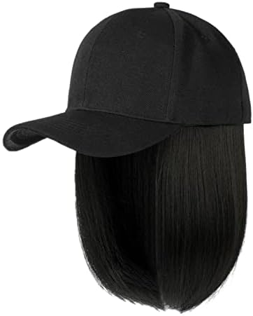 Женска мода директно кратка перика капа на отворено обична обична сонце капачиња бејзбол капа со капа за капа за жена девојка