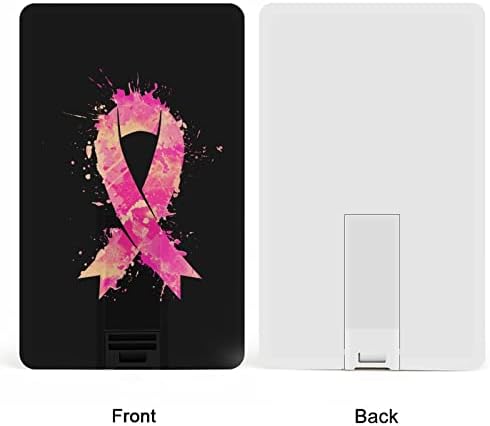 СВЕСНОСТ За Рак НА дојка УСБ 2.0 Флеш-Дискови Меморија Стап Кредитна Картичка Форма