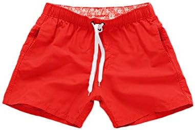 XXBR машки спортски шорцеви за пливање пливање стебла, брзи суви панталони за плажа со цврста боја атлетска вежба за вежбање