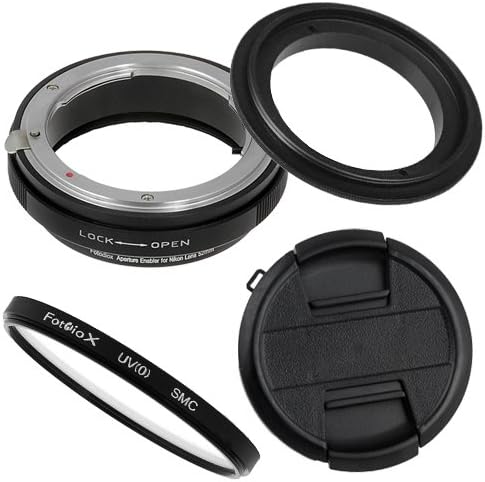 Адаптер за монтирање на леќи Fotodiox Pro - M42 Type 1 завртка за завртки SLR леќи на Nikon F Mount SLR камера тело
