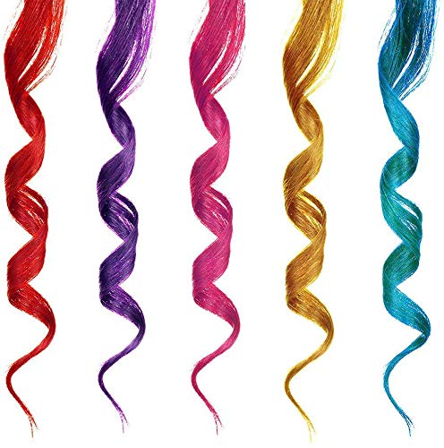 24 парчиња ги потенцираат екстензиите на косата, мулти-бои со виножито, клип на забава во косата нагласува DIY додатоци за коса