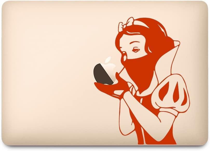Kindубезна продавница MacBook Pro 13/15 /12 Налепница за налепници MacBook Снежана одмазда одмазда Снежана штрајкови назад 15 Бели M777-15-W