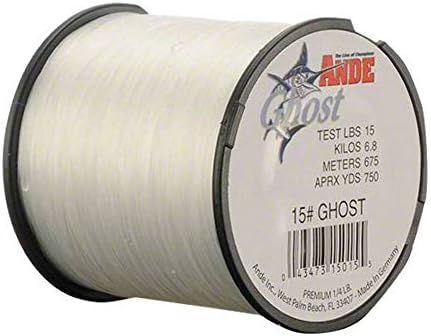 Енде G14-40C Ghost Monofilament, 1/4 фунти, тест од 40 фунти, мат-бела завршница