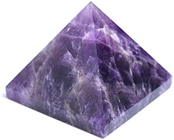 60мм природен сон аметист заздравува пирамида кварц кристал пирамиди за позитивна енергија