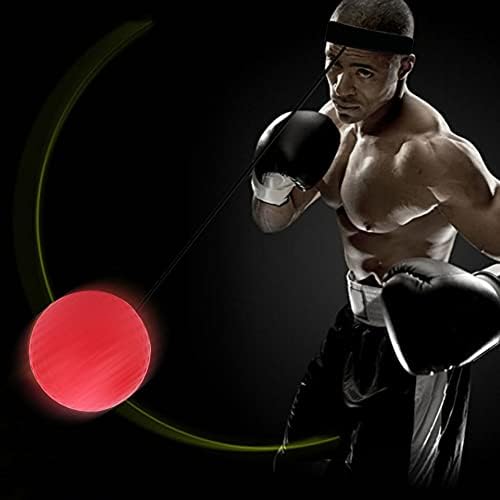 ПУ топка боксерска топка борба за тренинг за тренирање на тренирање Еластична жица топка со топка за глава поставена за олеснување