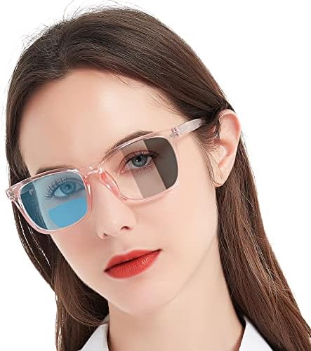 Копчиња Азуро фотохроматски бифокални очила за читање жени жени сини светло блокирачки читатели на очила за сонце 1.0 1,5 2.0 2.5 3.0 3.5 4.0