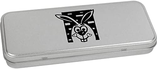 Азиеда „насмеана зајак“ метална канцелариска калај/кутија за складирање